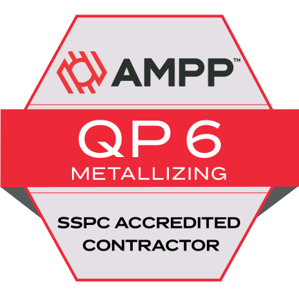 AMPP SSPC QP6 metallizing